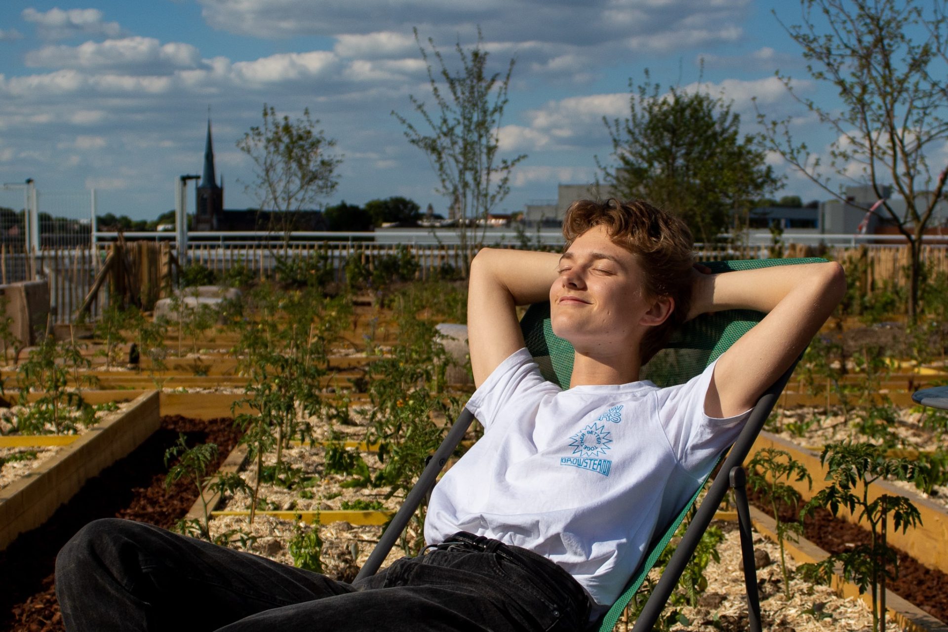 Chill au potager min